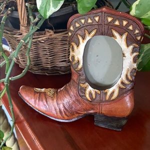 Boot picture frame